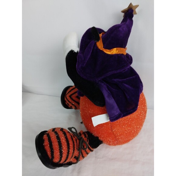 Witch Cat Halloween Decor Figurine Shelf Sitter Cute Halloween Decor Whimsical - Picture 4 of 9